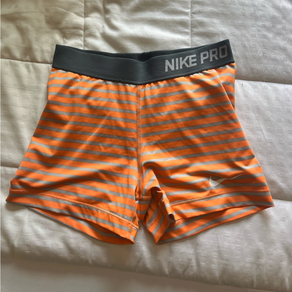 orange nike pros